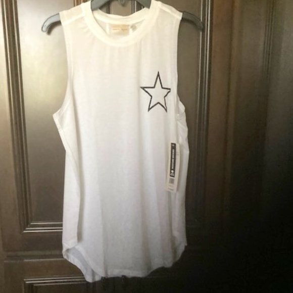 Nanette Lepore Tops - Nanette Lepore Play White Sleeveless Tank Top